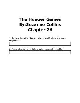 The Hunger Games Chapter 26 Summary & Analysis .